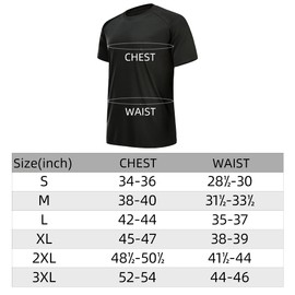 MLYENX Men's Workout Shirts Athletic Wear Moisture Wicking, Quick Dry Men’s Active Shirts Gym T Shirts
