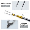 Dutiplus Large Fishing Harpoon 1~11 Prong Barded Stainless Steel Hunting