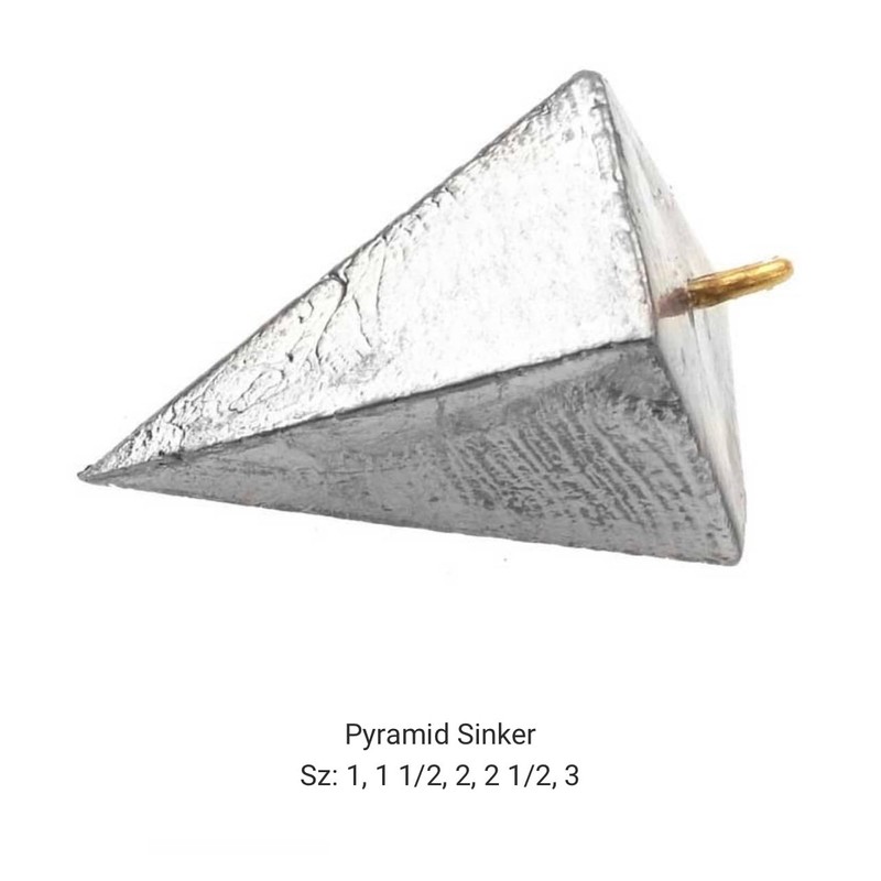Do It Mold Pyramid Sinker Production 1, 1 1/2, 2,