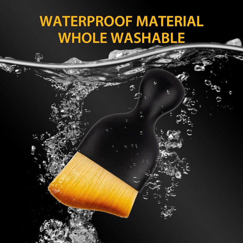 Zerkbiey Car Detailing Brush Dusting Brush, Car Interior Detailing Brush