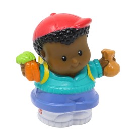 Little People Replacement Part for Fisher-Price Petting Zoo Dollhouse Toddler Figure Playset 77984 - Replacement African-American Little Boy Michael Figure - Holding Carrots and Treats