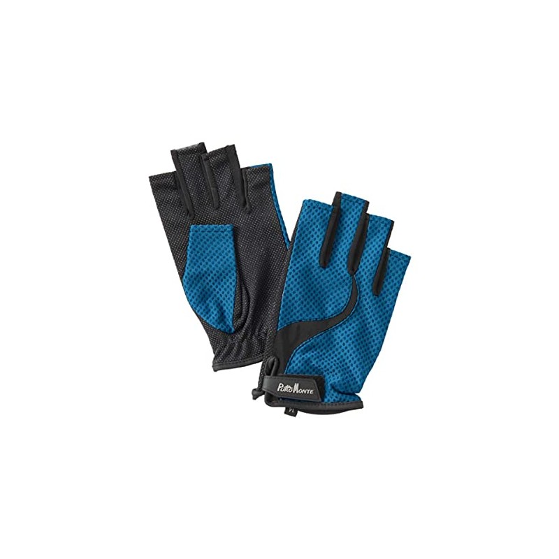 PuroMonte UV Care Trekking Gloves Fingerless Navy GB058U NV M