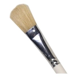 Brocha Facial Ovalada, Cerda Natural - Spa