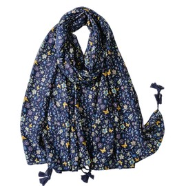 FAIRYGATE Scarfs for Women Lightweight Scarf Gifts for Women Ladies Scarves Lightweight Clearance Finely Detailed Fashionable Scarfs Shawl Wrap Lovely Gift Scarf Women Blue 59013