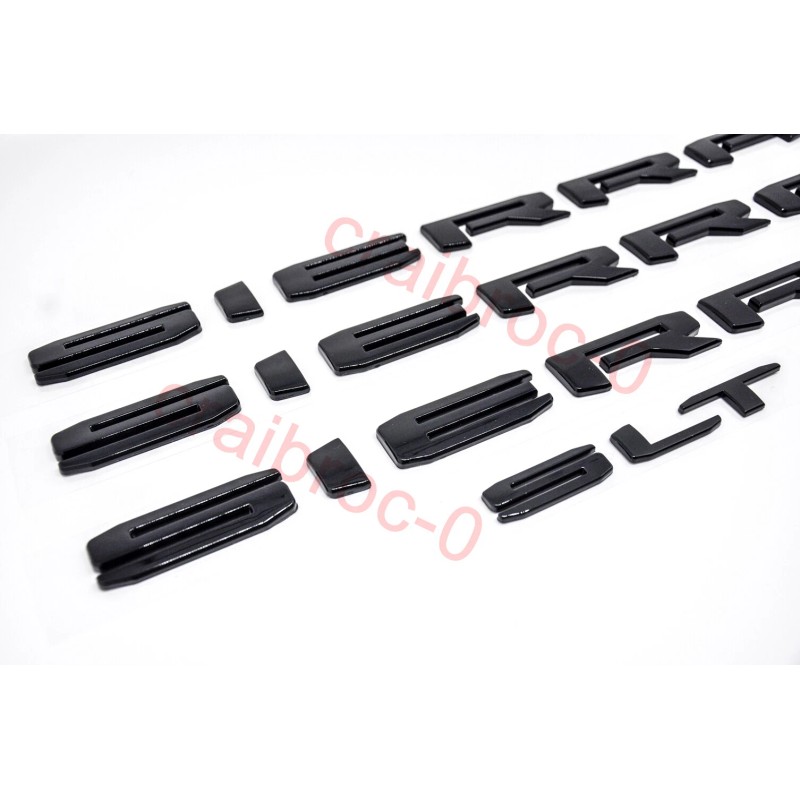 GMC 4PCS Gloss Black 2019 - 2025 GMC SIERRA 1500