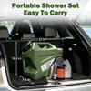 Bonfino Portable Camping Shower with 5 Gallon Water Jug