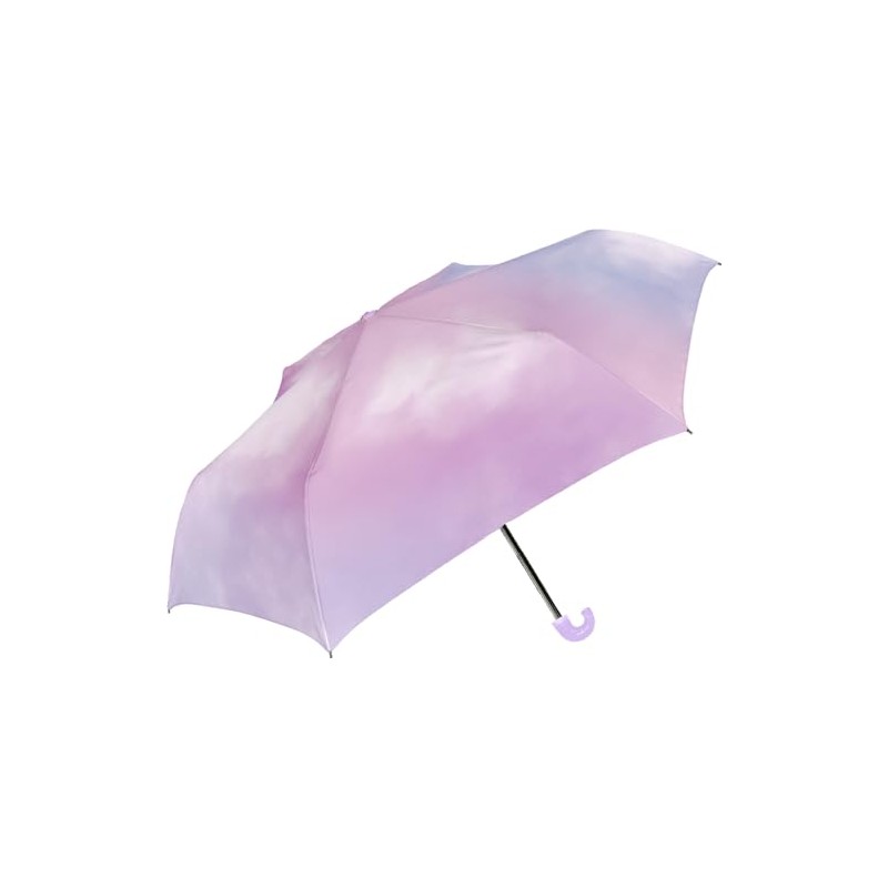 Nakatani Sheil & Sheil Children's Folding Umbrella, Milky Sky Purple