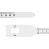 sourcing map 2Pcs Head Circumference Tape 70cm Plastic Measuring Rule