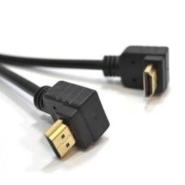 kenable 90 Degrees Right Angle HDMI Lead to 90 Right Angle High Speed 1080P TV Cable 5m [5 metres]