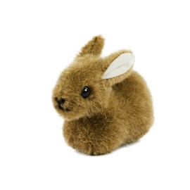 Teddys Rothenburg Kösen Rabbit Mini Animal 11 cm Sitting Brown Plush Rabbit