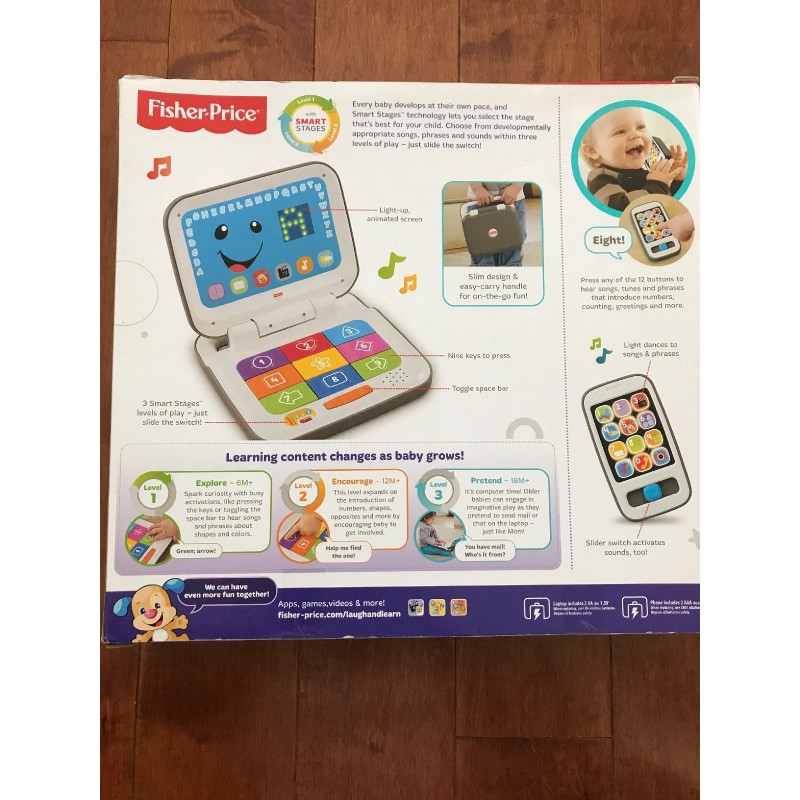 Fisher-Price Fisher Price Learn Smart Home Laptop & Smart Phone