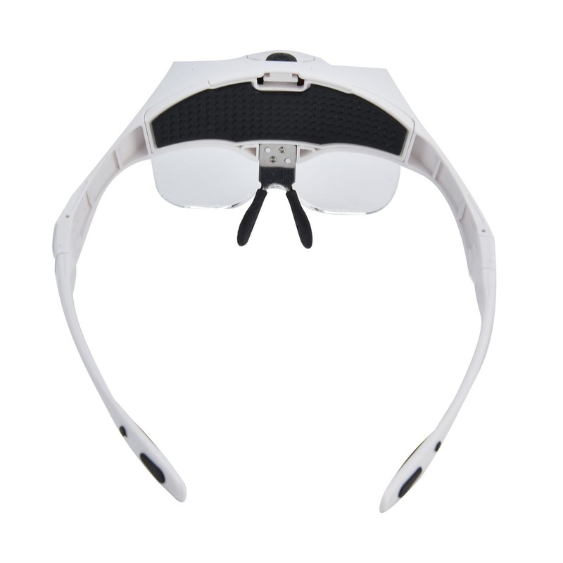 Head Magnifier LED USB Charging Jewelry Magnifying Glass for Painting