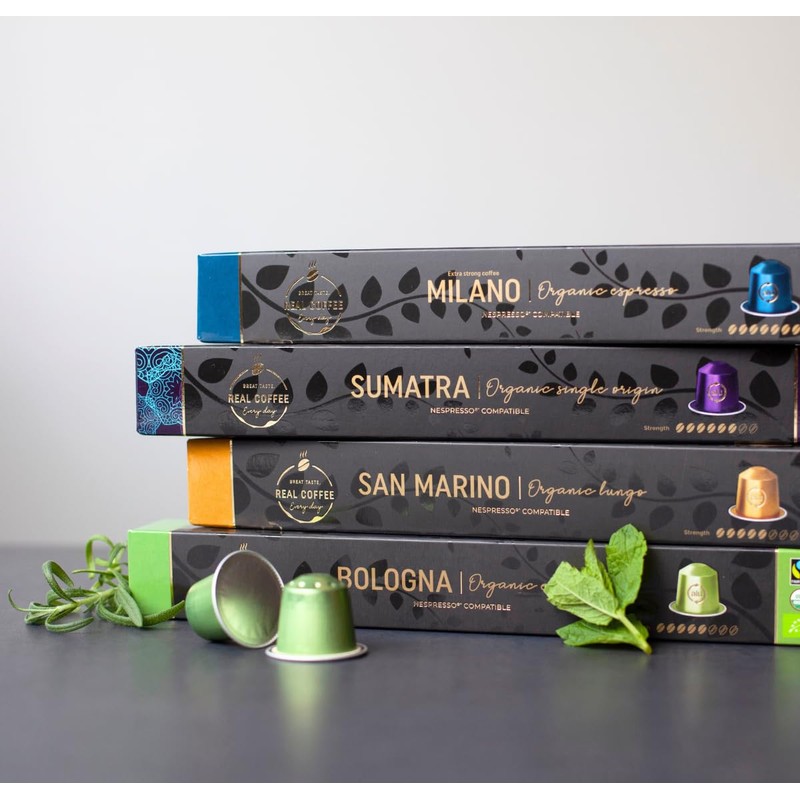 Organic Variety Pack | 4 Different Varieties | 100 Nespresso