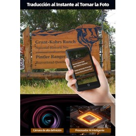 Traductor Inteligente 2026 Sin Necesidad de WiFi - Dispositivo Traductor de Voz Bidireccional Instantáneo para 150 Idiomas, Funciones Sin Conexión/Grabación/Traducción por Foto para Viajes de Negocios