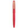 Jinhao 80 Red Fiber Brushed Fountain Pen, Iridium Ultra Fine