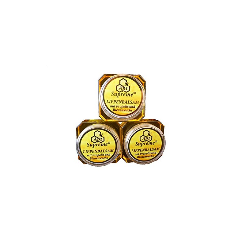 Api Supreme Lip Balm with Propolis and Beeswax 3 x