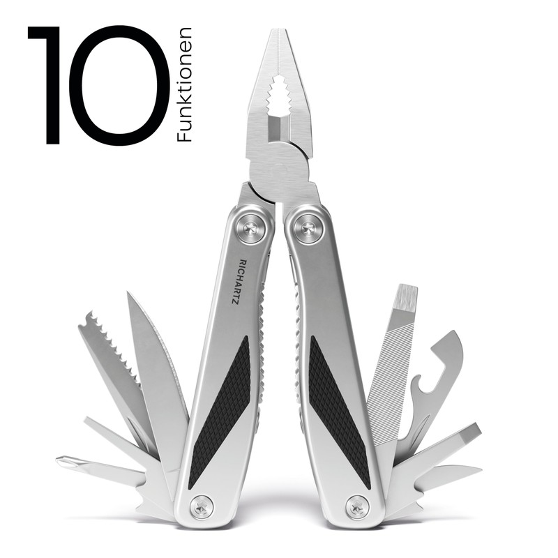 RICHARTZ Grip Tool | Multitool with 10 Functions Including Pliers