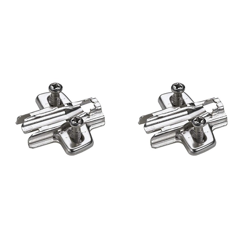 Hettich Cross Mounting Plate Oblong Hole Height Adjustment for Sensys