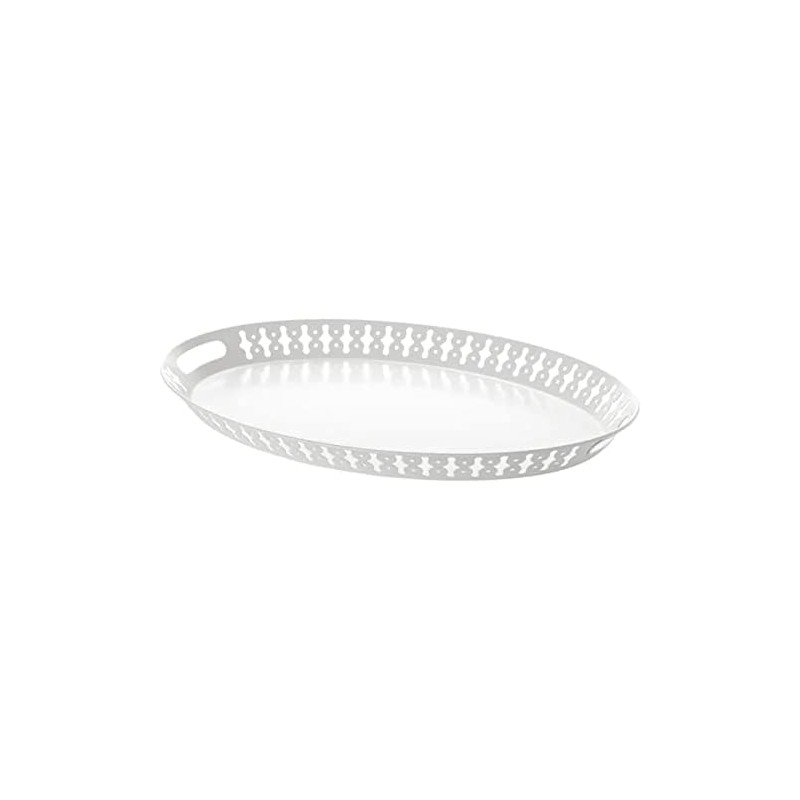 IKEA ROMANTISK Serving Tray, White Color 52x39 cm (20x15 )