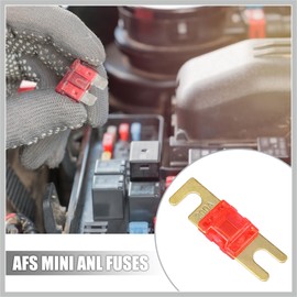 RATCHROLL 5pcs 200A AFS Mini ANL Fuses Replacement for Car Truck Motorcycle Boat Audio CDs Replacement Car Parts