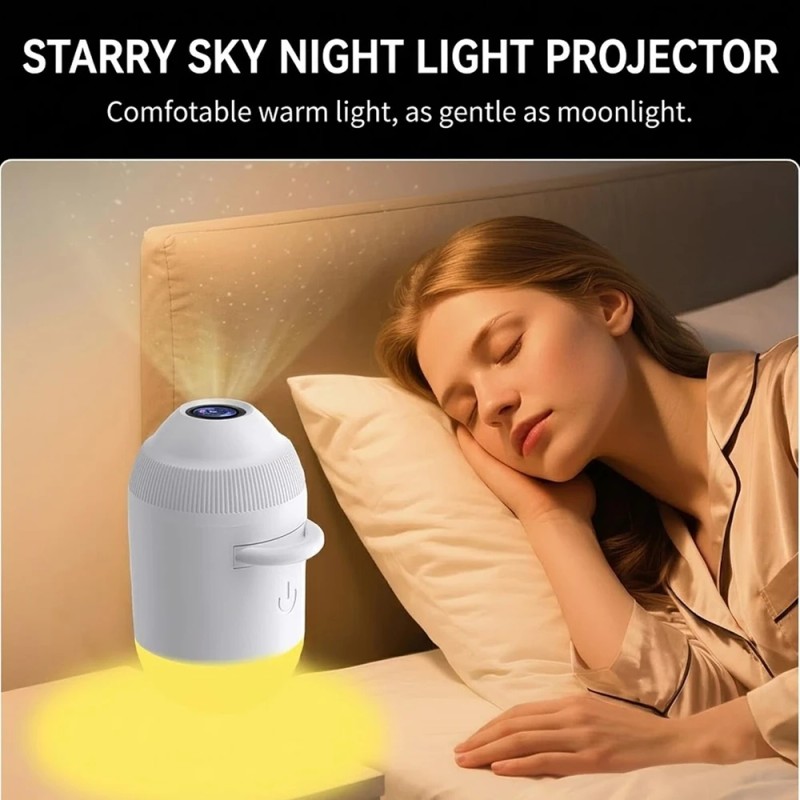 Galaxy Star Projector Night Light for Ambient Lighting – USB