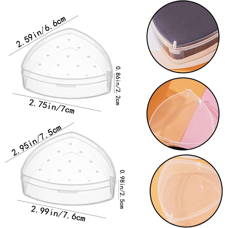 Makeup Sponge Holder, Compact Lightweight Accessory for Travel and Daily