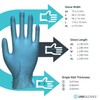 Unigloves Unicare GS0084 gloves Vinyl, Powder Free,Non Sterile,ambidextrous, Blue, Large,