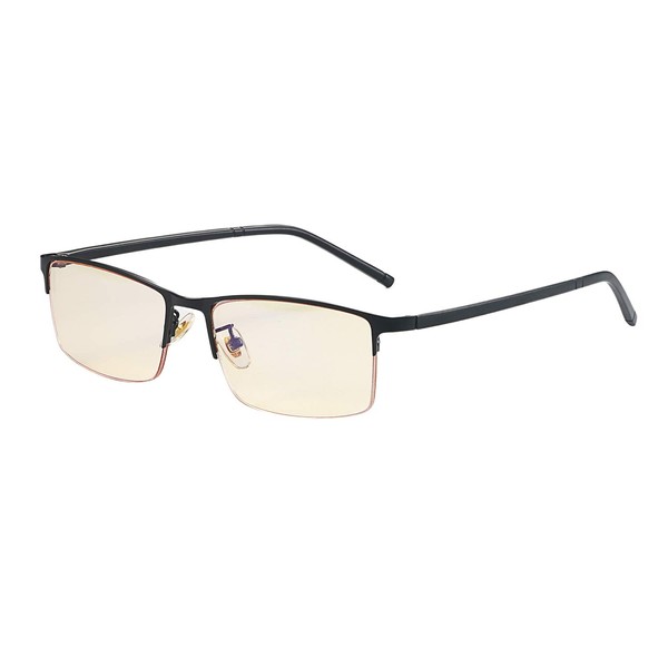 Aroncent Blue Light Blocking Glasses Amber Tint Anti Glare UV400