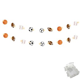 YEAMAR Sports Party Decorations 30LED 10FT Sports String Lights for Boys Bedrooms, Sport Themed Birthday Party Backdrop, Indoor Events (DIY)