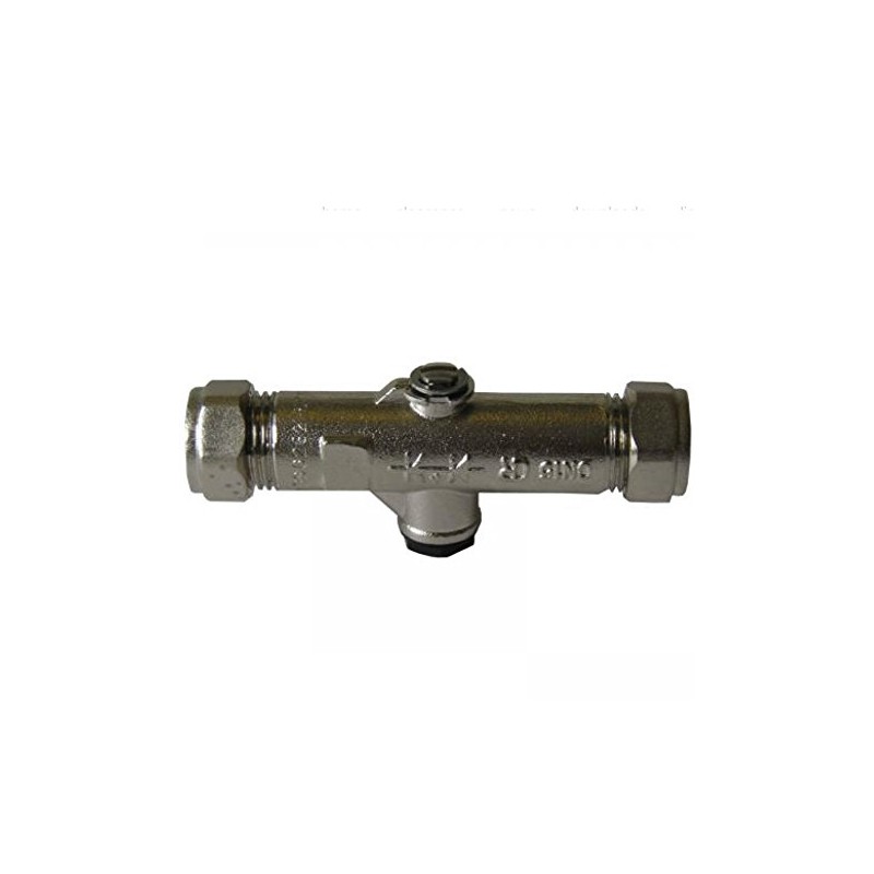 15mm DZR Double Check Valve with Isolating Valve