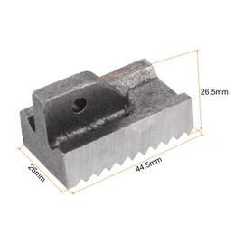 HARFINGTON 2pcs Pipe Wrench Heel Jaw 24-inch High Carbon Steel with Pin Assembly for Replacement Pipe Wrench Jaws