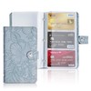 Business Card Holder Book,Lvkjafaz Business Card Book Case PU Leather