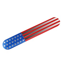 POPSTORE 3D Metal American Flag Stickers, 6" x 1" Auto Fender Emblem Sticker Badge Decal Emblem Bumper Sticker for Auto Truck Car (Multicolor)