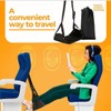 BOOC Complete Set Portable Travel Footrest Adjustable Height Sling Memory