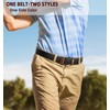 Men Belt Rerversible-BULLIANT Golf Belt Stretch Braided for Gift Men