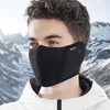 Extension Winter Sports Golf Mask Black