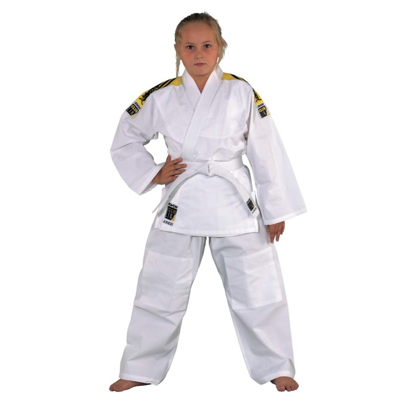 KWON Junior Judo Children's Martial Arts Uniform, white, 120