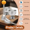 vibedor Egg Cups & Topper Set of 5, 1 Stainless