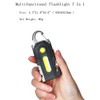WELESHEI Multifunctional Flashlight 7 In1 Cob Keychain Bright Work Light