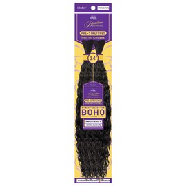 Outre Purple Pack Brazilian - Prestretched Dominican Curl Bulk 14" (JET BLACK)