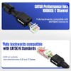 AMPCOM Cat6 Conector RJ45 sin herramientas UTP Terminación de campo