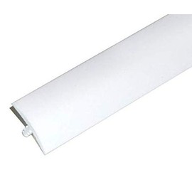 Edge Supply White 1-1/2 x 12 Ft T Molding â Durable Plastic Polyethylene T Trim for DIY, Table or Arcade Machine Trim â Roll of Plastic T Molding Trim