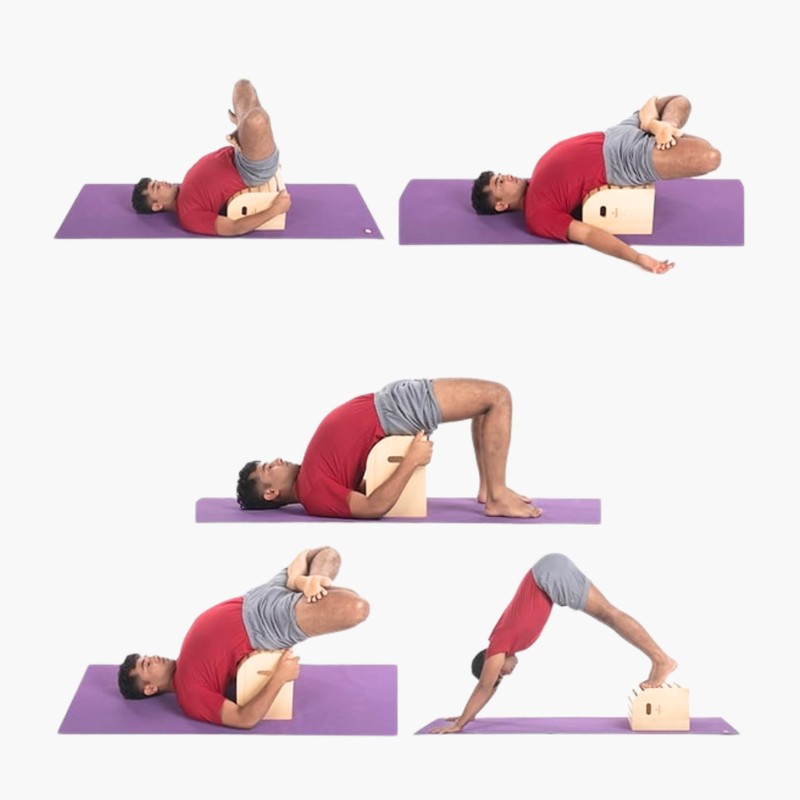 Yogikuti Viparit Karni Box by Yogikuti – Wooden Yoga Prop