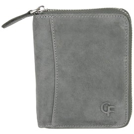 CF CATTERFELD Men's Genuine Leather Wallet with RFID Protection, gray, purse