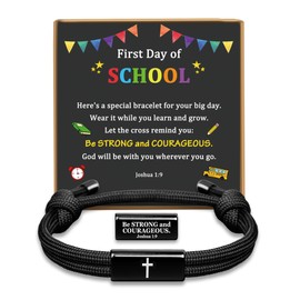 Trinckle First Day of School Bracelet Boy, 1st Day of School Gifts for Kids