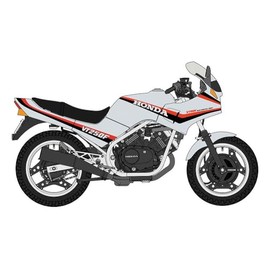Hasegawa 1/12 Honda VT250F (MC08) 1984 Silver Color Plastic Model 21771 (Motorcycle)