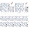 kolpop 10 Pack Fairy Lights Battery Operated with Timer, 50