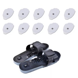 MEDTENS Tens Unit Muscle Stimulator Reusable Replacement Electrodes Pads Foot Attachment