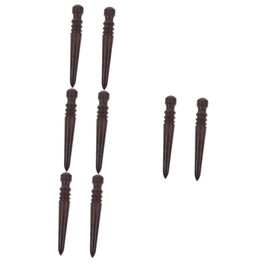 TEHAUX 8pcs Burnishing Tool for Leather Crafting Polishing and Buffing Sticks for Projects Smooth for Stunning Results for Various Leather Thicknesses