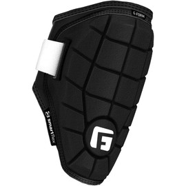 G-Form Youth Elite Speed Batter's Baseball Elbow Guard - Low Profile Baseball Elbow Pad with Adjustable Straps - Black, Youth O/S